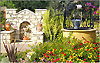 Gardens and fountain