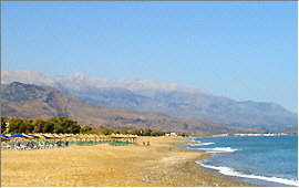 Georgioupolis: Beach of Kavros and White Mountains