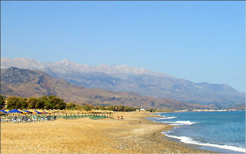 Georgioupolis: Beach of Kavros and White Mountains